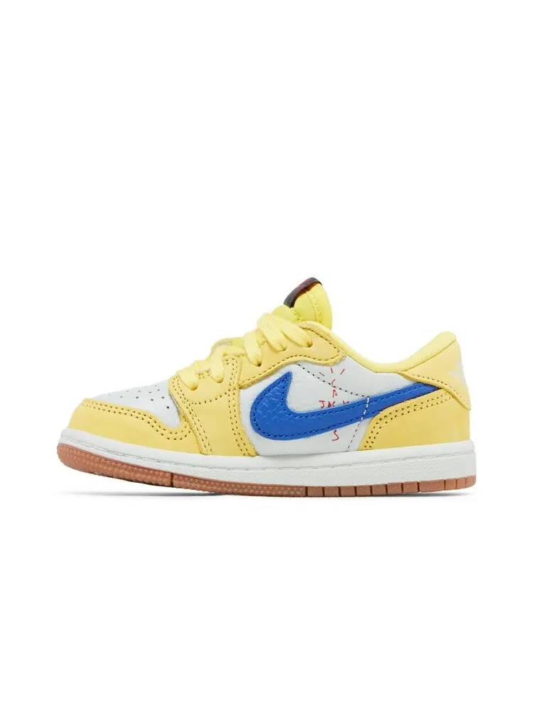 Кроссовки Air Jordan Travis Scott x Air Jordan 1 Retro Low OG SP TD — изображение 3 из 4, желтый