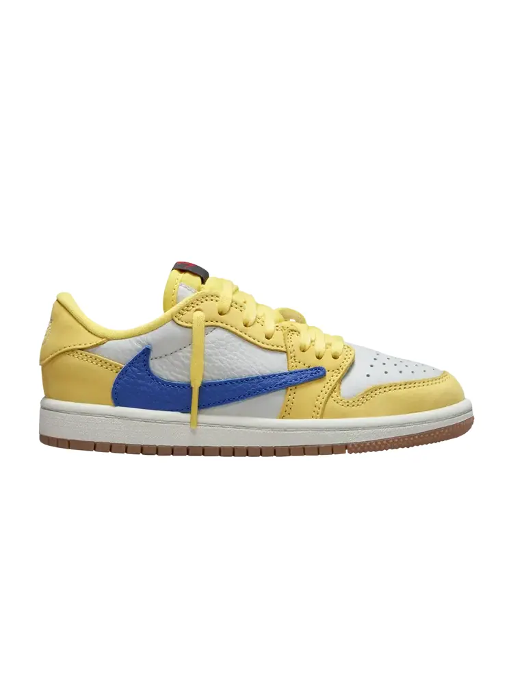 Кроссовки Air Jordan Travis Scott x Air Jordan 1 Retro Low OG SP PS — изображение 1 из 1, желтый