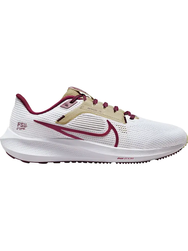 Кроссовки Air Zoom Pegasus 40 'Florida State' — изображение 1 из 1, белый