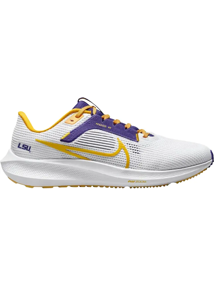 Кроссовки Air Zoom Pegasus 40 'LSU' — изображение 1 из 1, белый