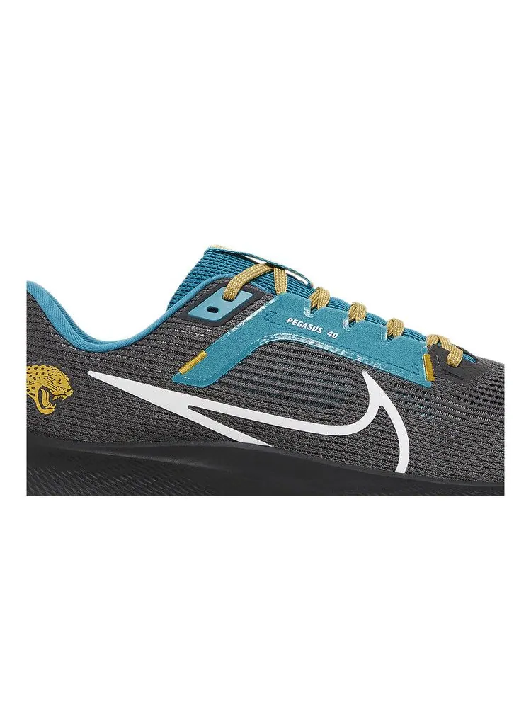 Кроссовки Nike NFL x Air Zoom Pegasus 40 'Jacksonville Jaguars' — изображение 3 из 9, белый