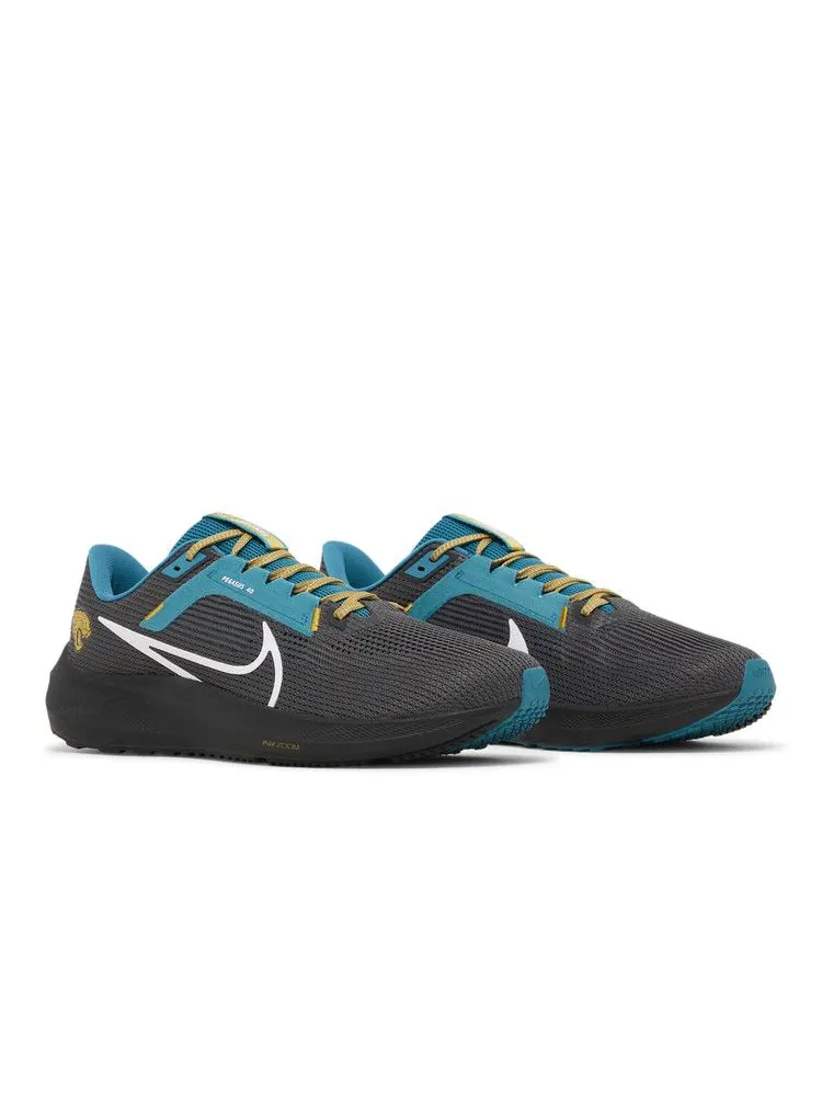 Кроссовки Nike NFL x Air Zoom Pegasus 40 'Jacksonville Jaguars' — изображение 9 из 9, белый