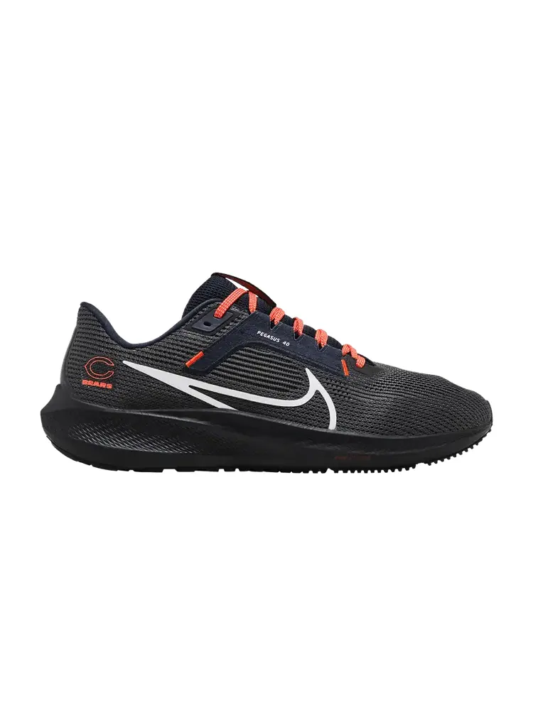 Кроссовки Nike NFL x Air Zoom Pegasus 40 'Chicago Bears' — изображение 1 из 9, оранжевый/белый