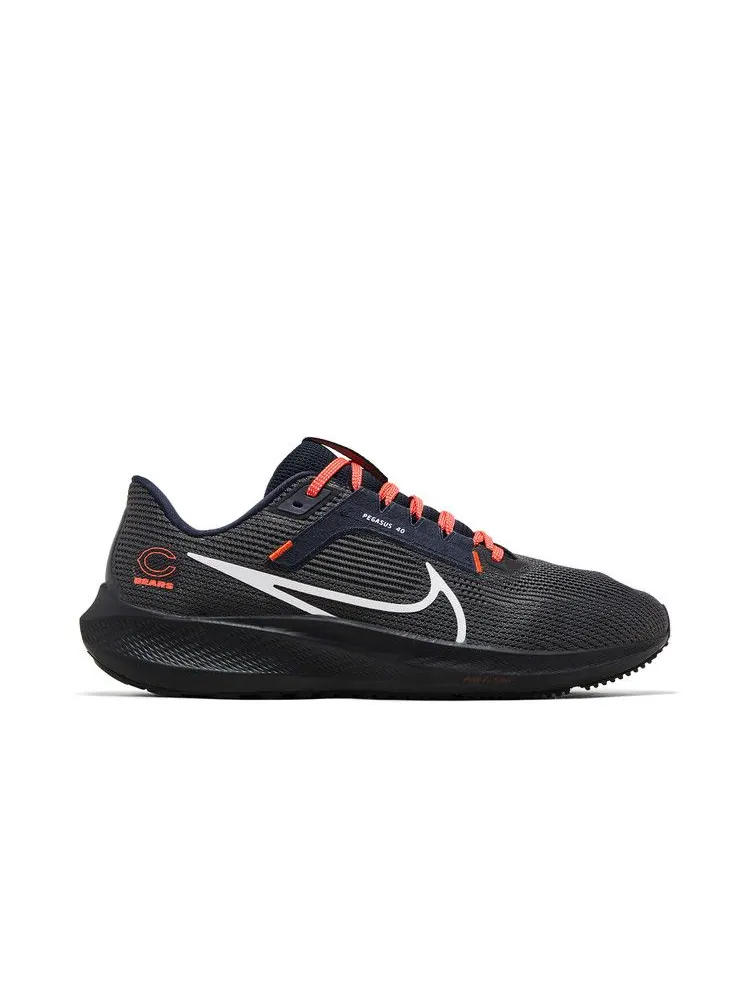 Кроссовки Nike NFL x Air Zoom Pegasus 40 'Chicago Bears' — изображение 2 из 9, оранжевый/белый