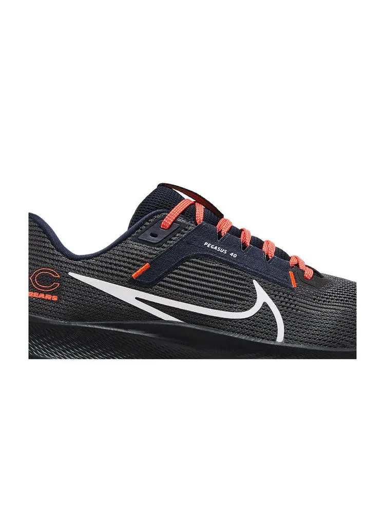 Кроссовки Nike NFL x Air Zoom Pegasus 40 'Chicago Bears' — изображение 3 из 9, оранжевый/белый