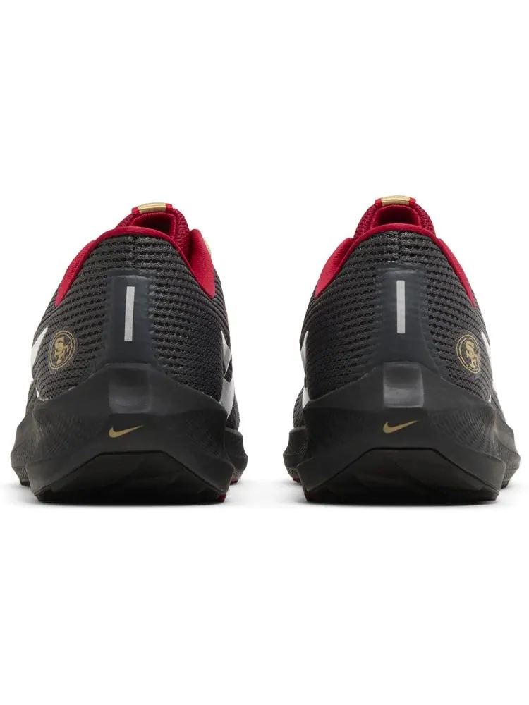 Кроссовки Nike NFL x Air Zoom Pegasus 40 'San Francisco 49ers' — изображение 6 из 8, черный