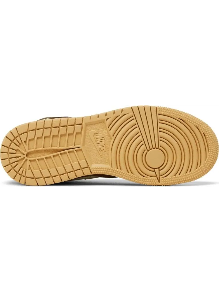 Кроссовки Air Jordan 1 Mid SE GS 'Cacao Wow' — изображение 4 из 4, коричневый