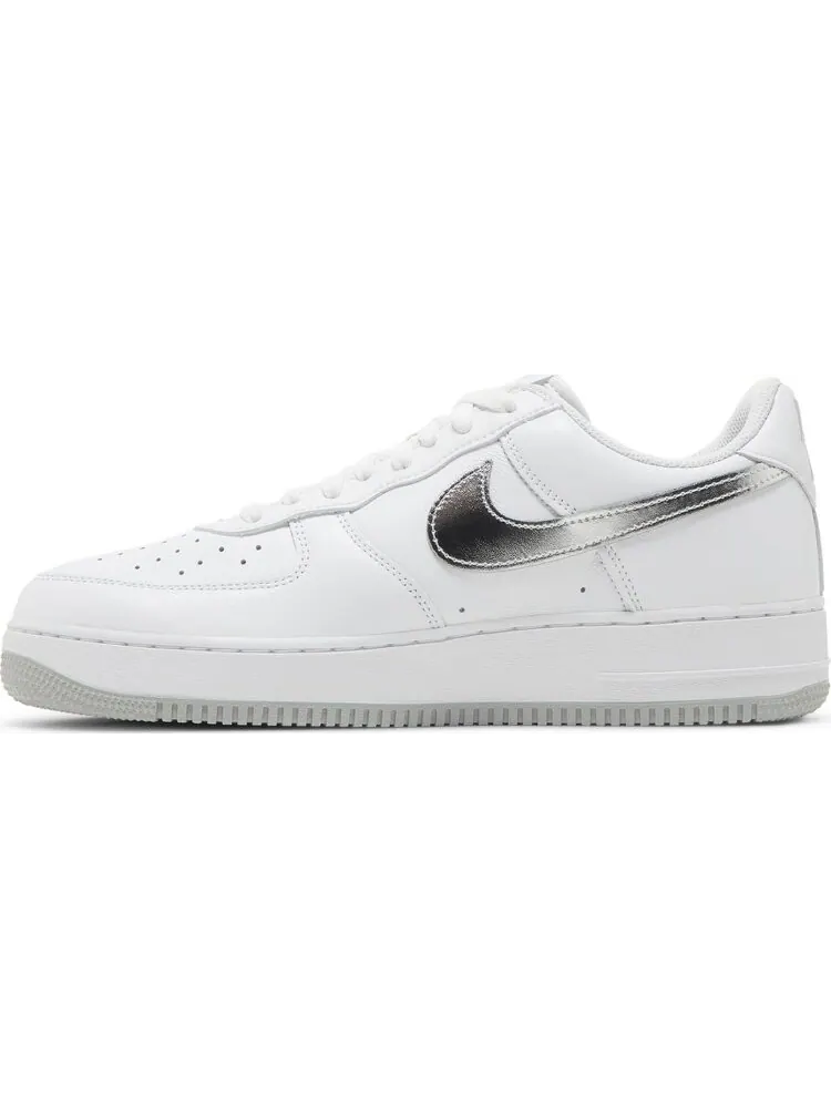 Кроссовки Nike Air Force 1 Low 'Color of the Month - White Silver' — изображение 3 из 8, белый