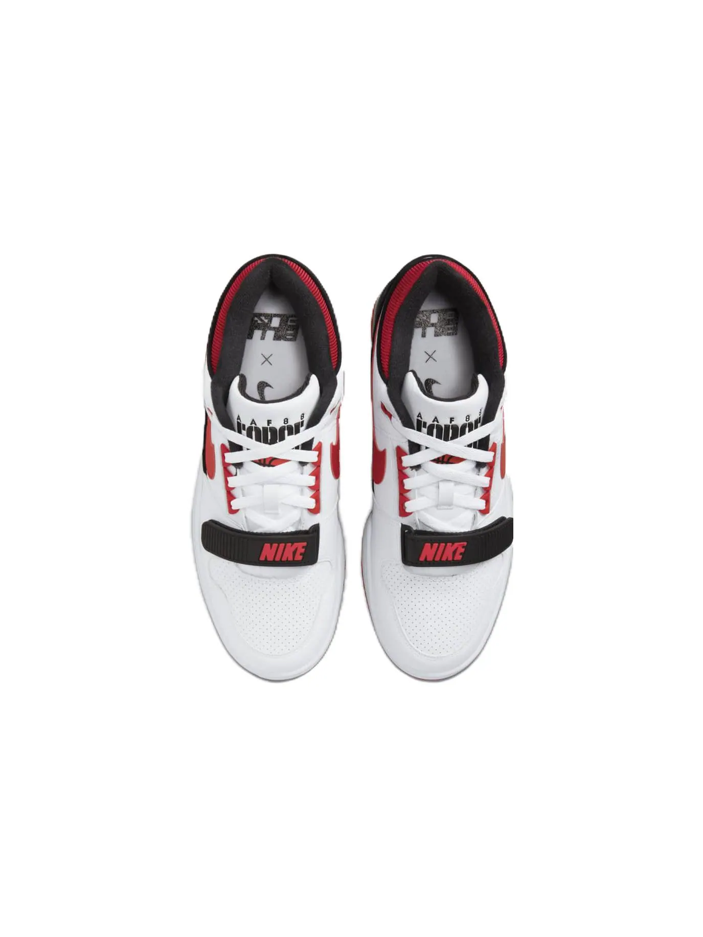 Кроссовки Nike Billie Eilish x Air Alpha Force 88 SP 'Fire Red' — изображение 4 из 6, белый/мультиколор