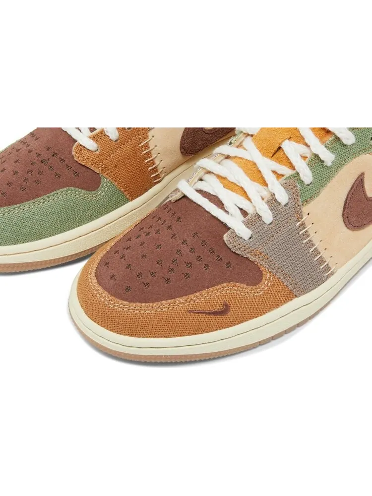 Кроссовки Zion Williamson x Air Jordan 1 Retro Low OG Voodoo — изображение 9 из 10, коричневый