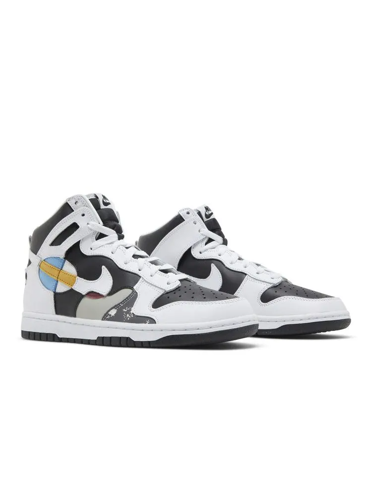 Кроссовки Nike Wmns Dunk High LX, See Through - Reverse Panda — изображение 8 из 8, черный