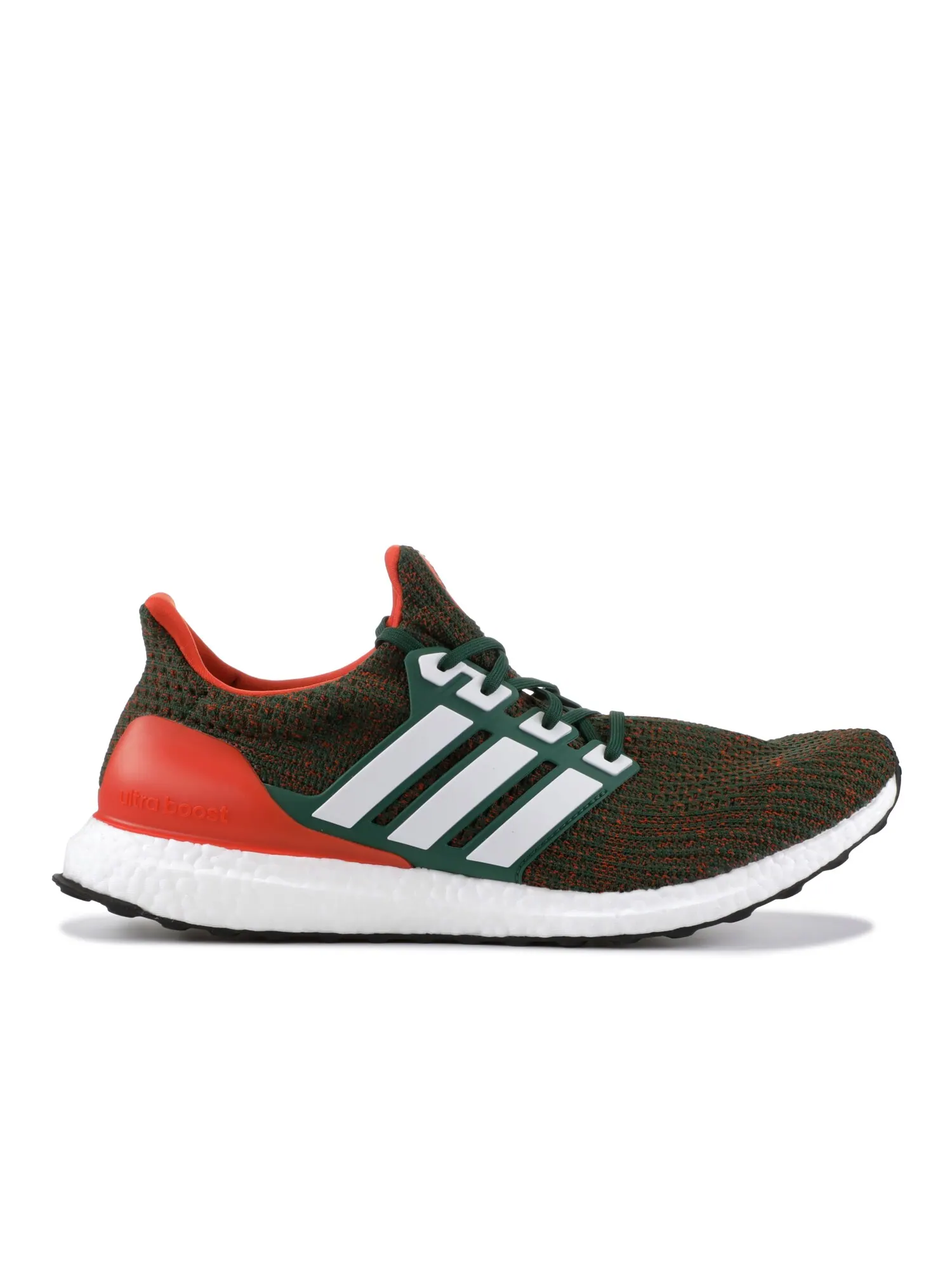 Кроссовки Adidas Ultraboost 4.0 — изображение 1 из 1, темно-зеленый/красный
