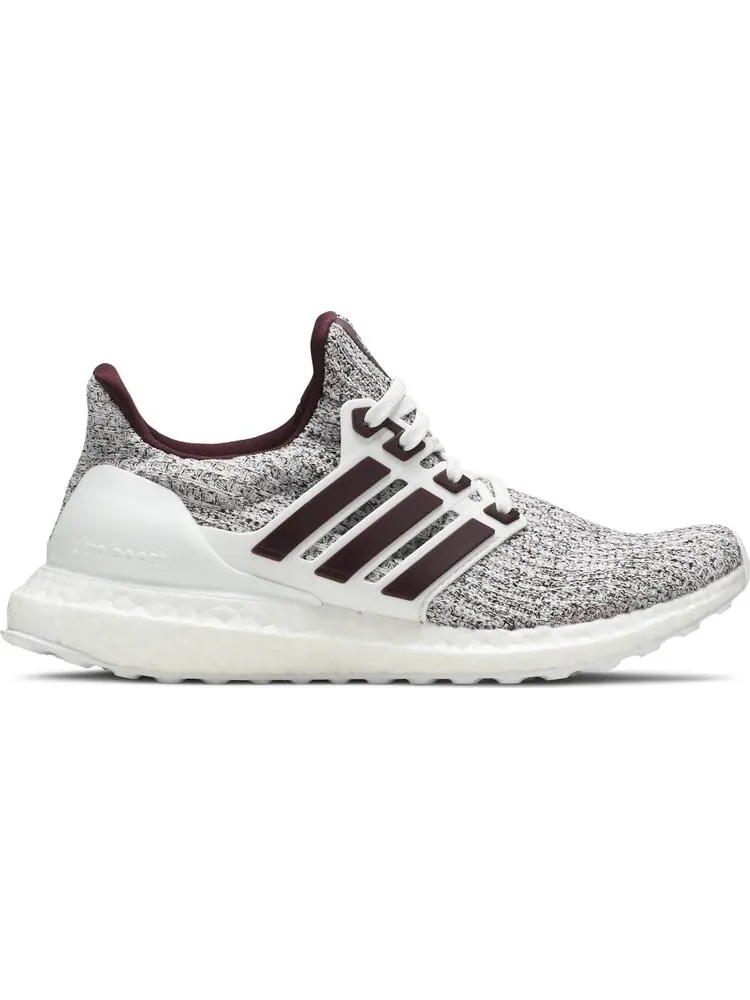 Кроссовки Adidas UltraBoost 4.0 'White Burgundy' — изображение 1 из 8, красный