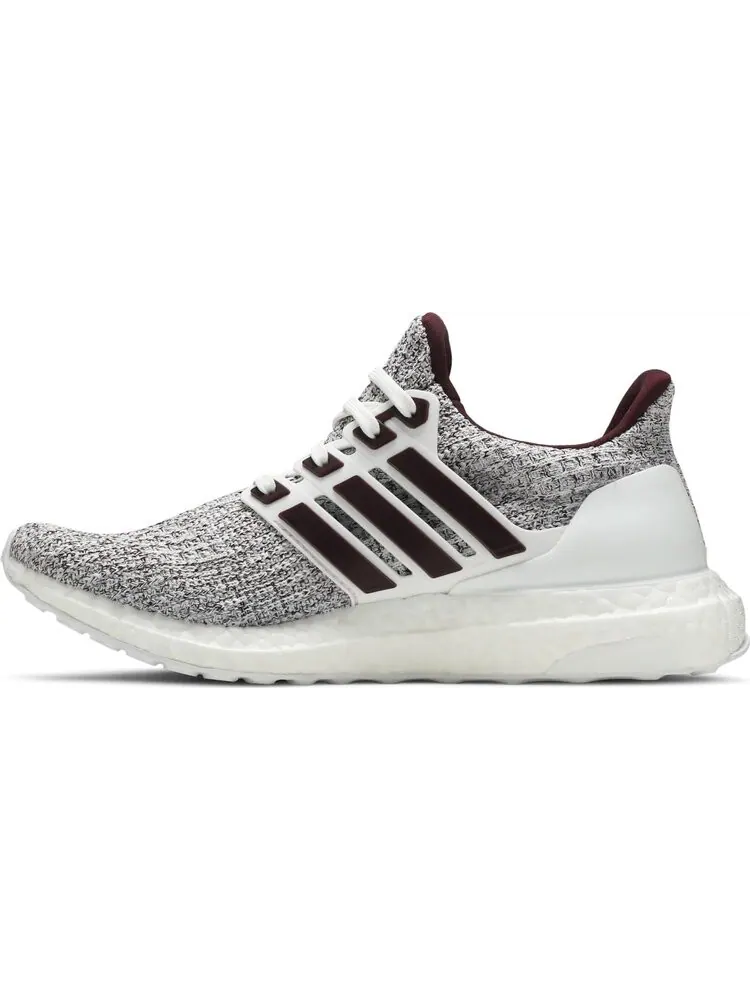 Кроссовки Adidas UltraBoost 4.0 'White Burgundy' — изображение 3 из 8, красный