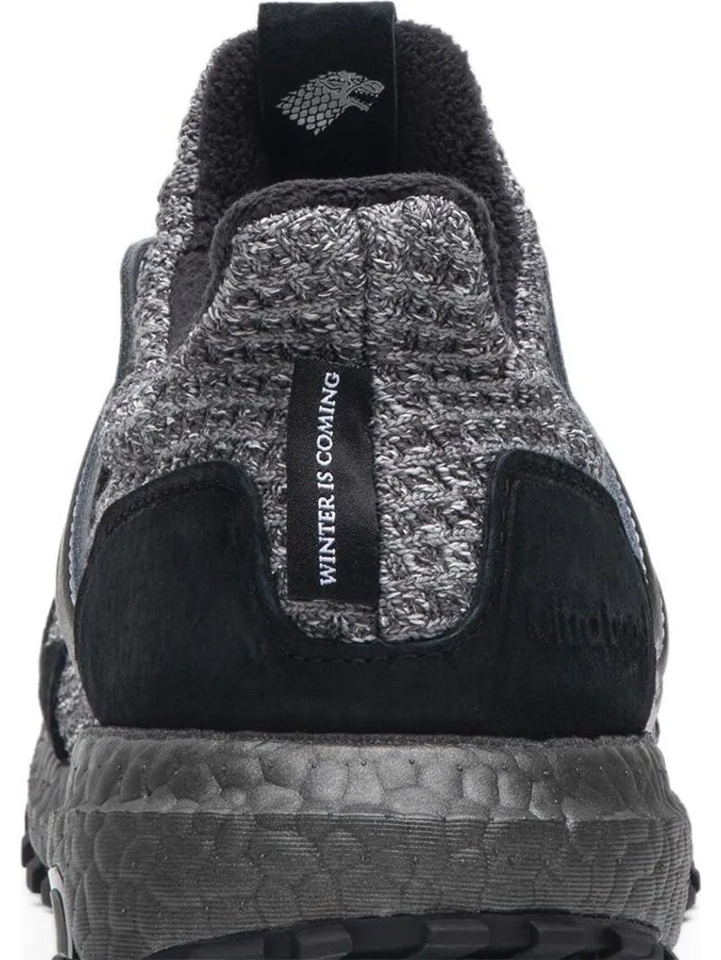 Кроссовки Adidas Game of Thrones x UltraBoost 4.0 'House Stark' — изображение 7 из 8, серый
