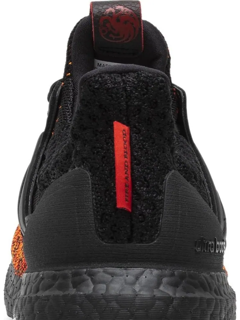 Кроссовки Adidas Game of Thrones x UltraBoost 4.0 'House Targaryen Dragons' — изображение 7 из 8, красный