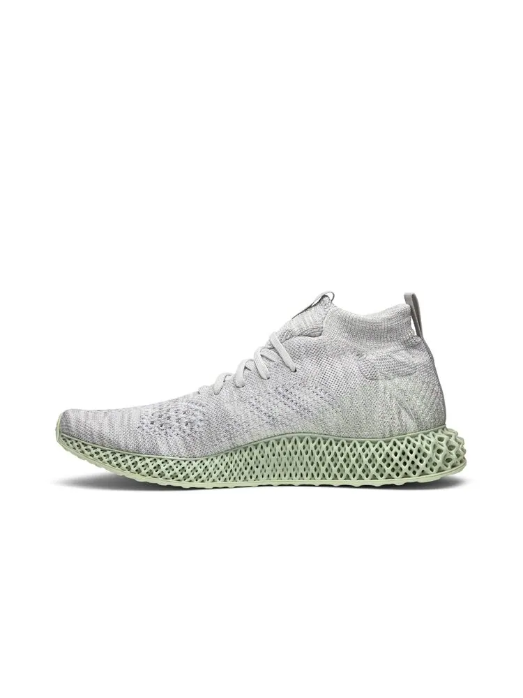 Кроссовки Adidas Futurecraft 4D Runner Mid 'Crystal White' — изображение 3 из 4, белый