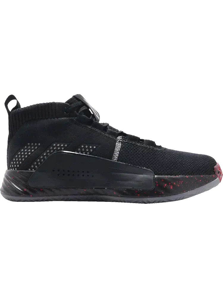 Кроссовки Adidas Dame 5 — изображение 1 из 1, черный/красный