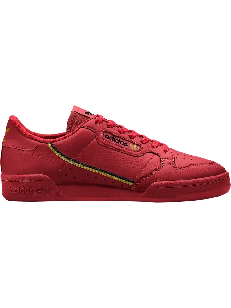 Кроссовки Adidas Continental 80 'Scarlet Gold' — изображение 1 из 1, красный