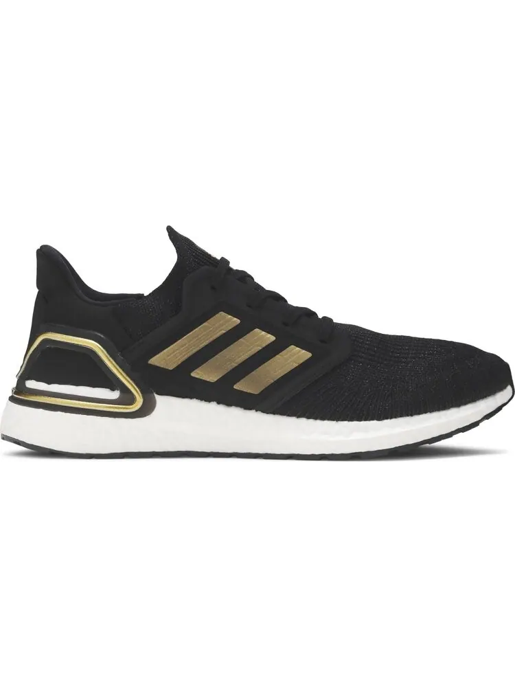 Кроссовки Adidas UltraBoost 20 'Gold Metallic' — изображение 1 из 8, черный