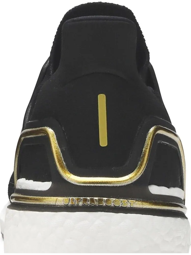 Кроссовки Adidas UltraBoost 20 'Gold Metallic' — изображение 7 из 8, черный