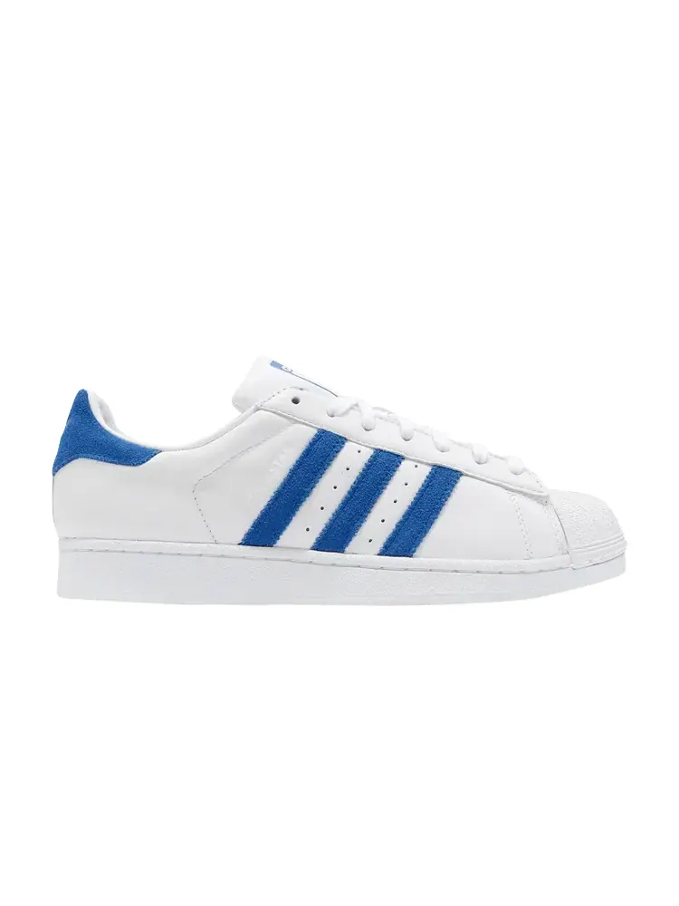 Кроссовки adidas Superstar 'White Blue' — изображение 1 из 1, белый/синий/белый