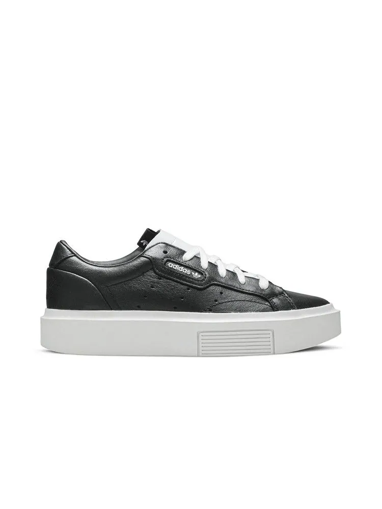 Кроссовки adidas Wmns Sleek Super 'Core Black' — изображение 2 из 9, черный/черный/белый