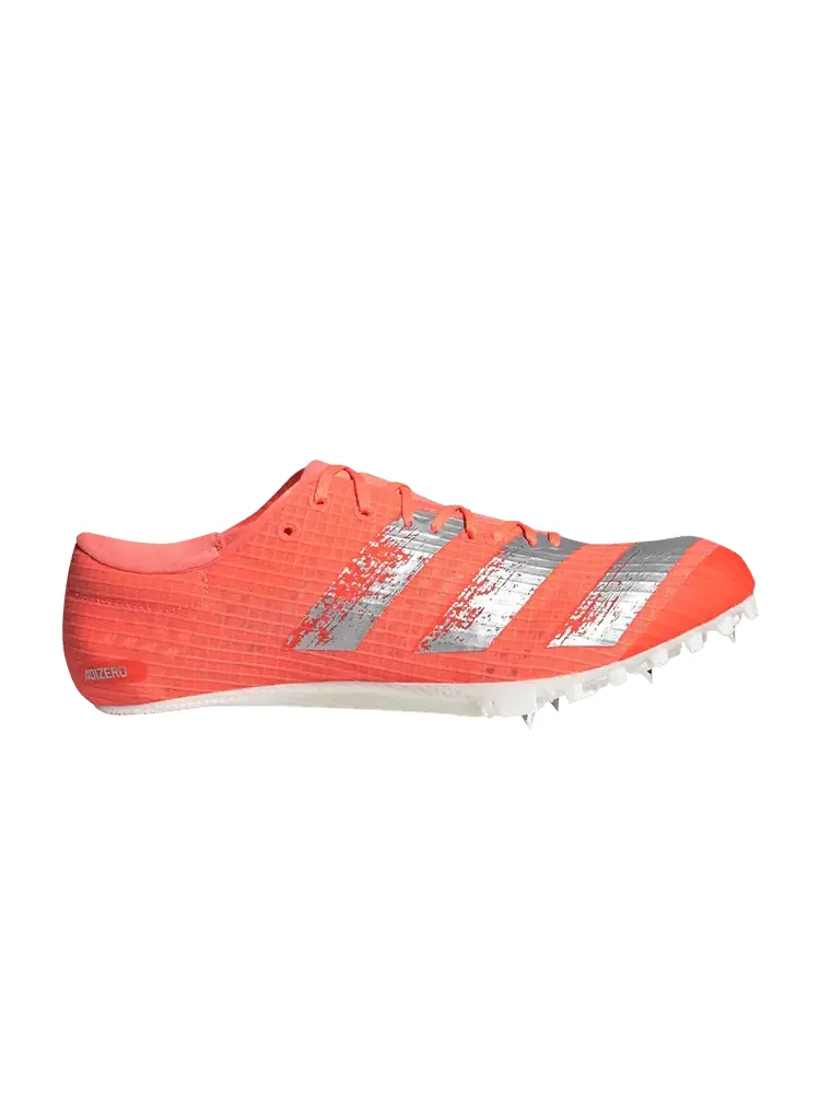 Кроссовки Adizero Finesse Spikes 'Signal Coral Silver Metallic' — изображение 1 из 1, серебристый металлик