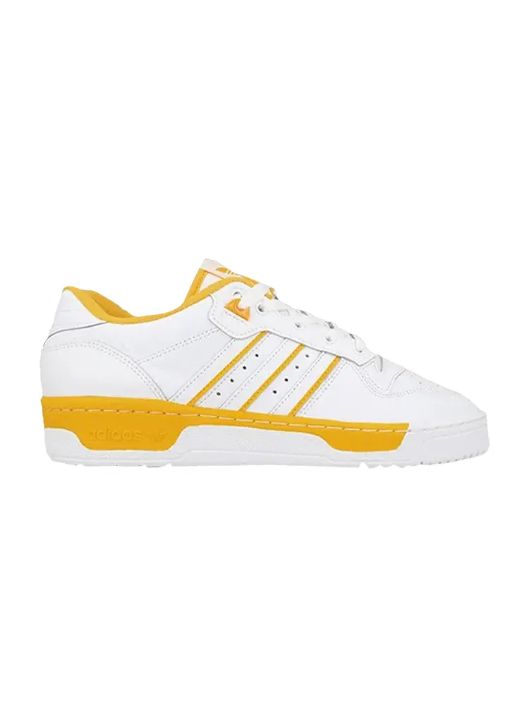 Кроссовки adidas Rivalry Low 'White Active Gold' — изображение 1 из 1, белый/белый/золотистый