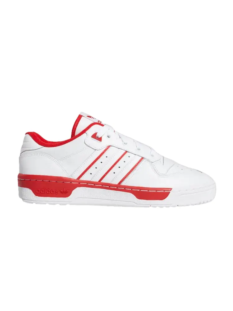 Кроссовки adidas Rivalry Low 'White Scarlet' — изображение 1 из 1, белый/белый
