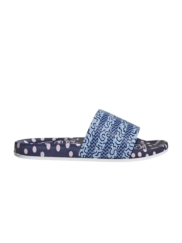 Сандалии adidas Wmns Adilette Slide 'Out Loud' — изображение 1 из 1, темно-синий/синий/синий