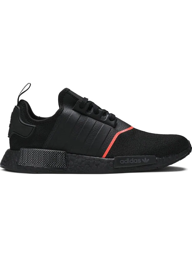 Кроссовки Adidas NMD_R1 'Core Black Solar' — изображение 1 из 8, черный
