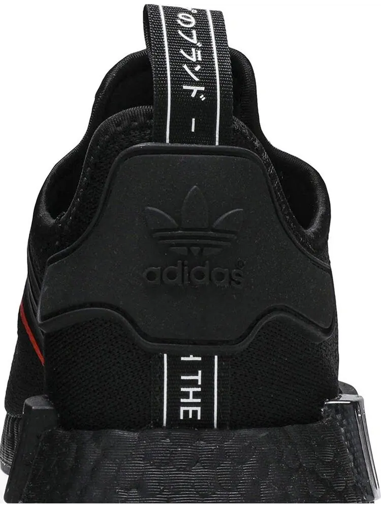 Кроссовки Adidas NMD_R1 'Core Black Solar' — изображение 7 из 8, черный