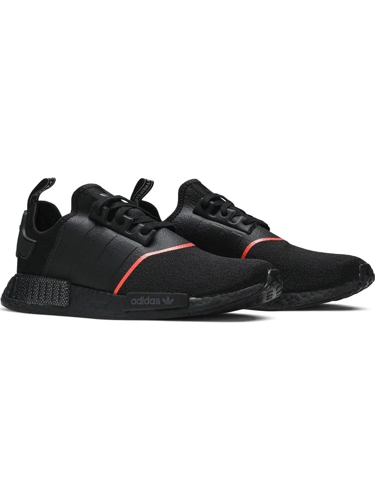 Кроссовки Adidas NMD_R1 'Core Black Solar' — изображение 8 из 8, черный