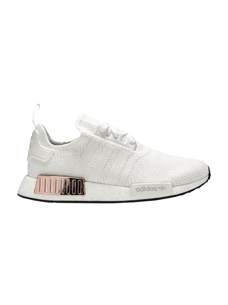 Кроссовки adidas Wmns NMD_R1 'Metallic Plugs - Cloud White' — изображение 1 из 9, белый/белый/черный