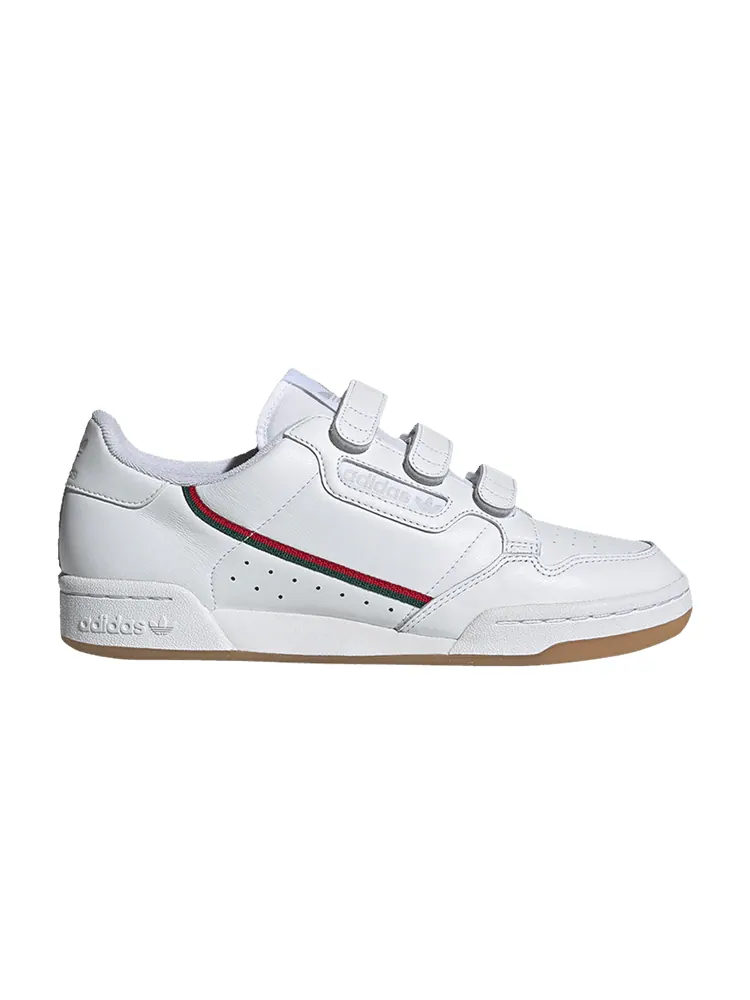Кроссовки adidas Continental 80 Strap 'Cloud White' — изображение 1 из 1, белый/зеленый
