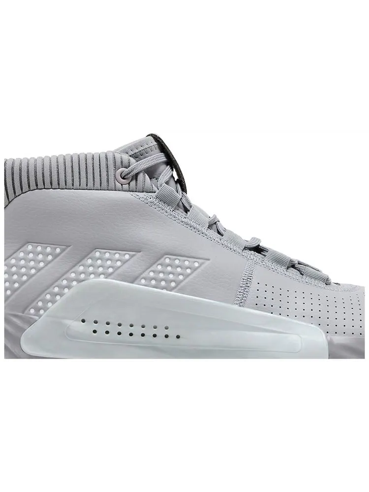 Кроссовки adidas Dame 5 Team 'Light Onix' — изображение 2 из 8, серый