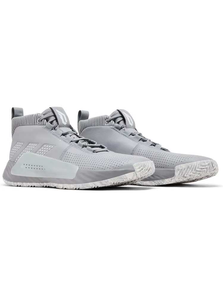 Кроссовки adidas Dame 5 Team 'Light Onix' — изображение 8 из 8, серый
