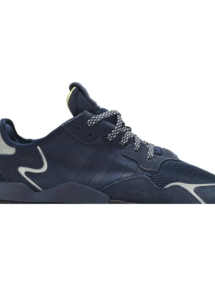 Кроссовки Adidas Nite Jogger 'Collegiate Navy' — изображение 2 из 8, синий