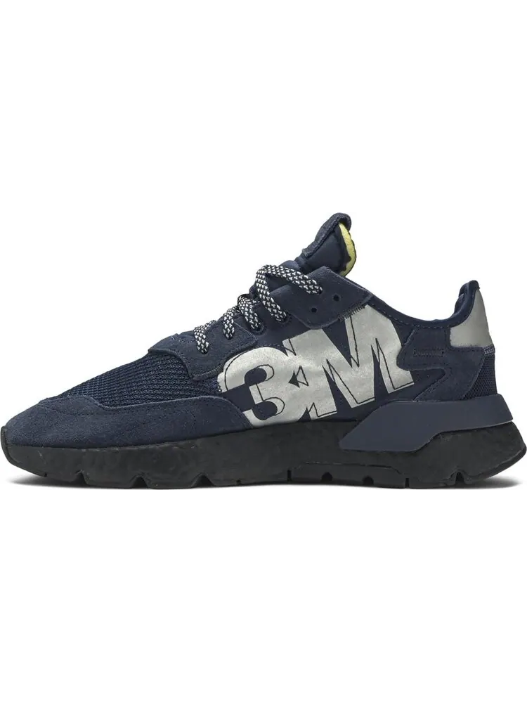 Кроссовки Adidas Nite Jogger 'Collegiate Navy' — изображение 3 из 8, синий