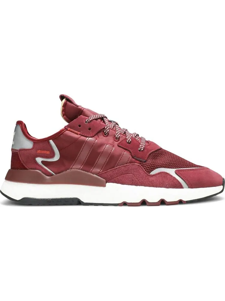 Кроссовки Adidas 3M x Nite Jogger 'Burgundy' — изображение 1 из 8, красный