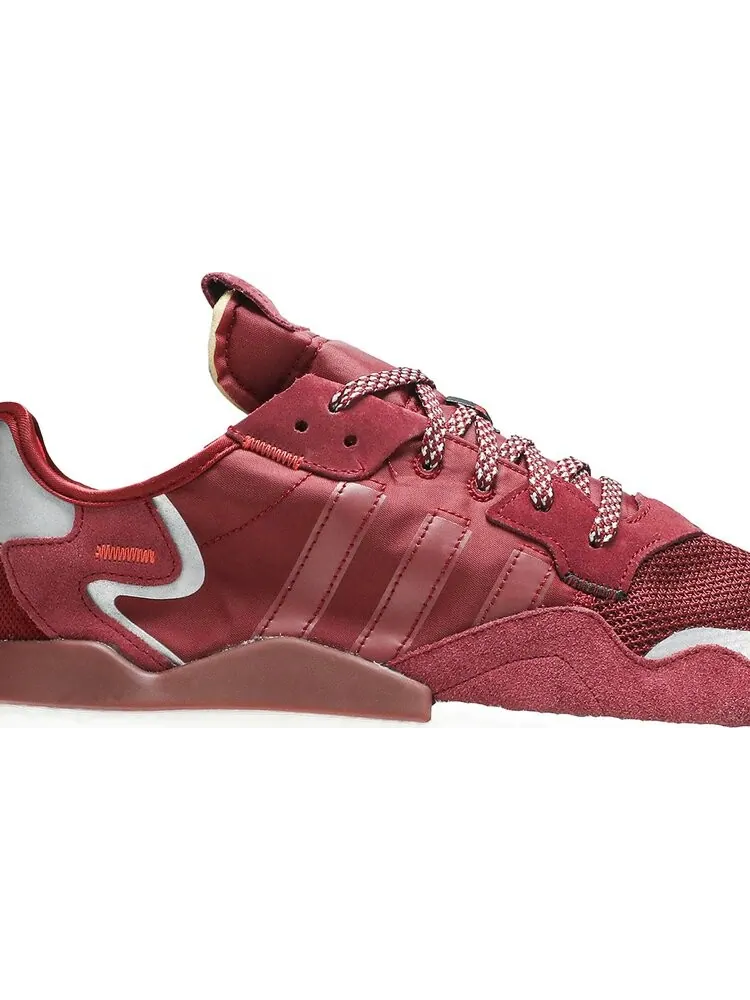 Кроссовки Adidas 3M x Nite Jogger 'Burgundy' — изображение 2 из 8, красный