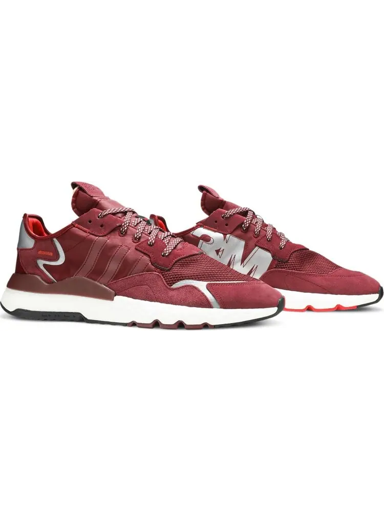 Кроссовки Adidas 3M x Nite Jogger 'Burgundy' — изображение 8 из 8, красный