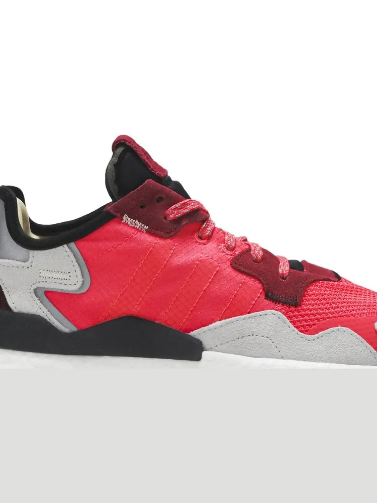 Кроссовки Adidas Nite Jogger 'Shock Red' — изображение 2 из 8, красный