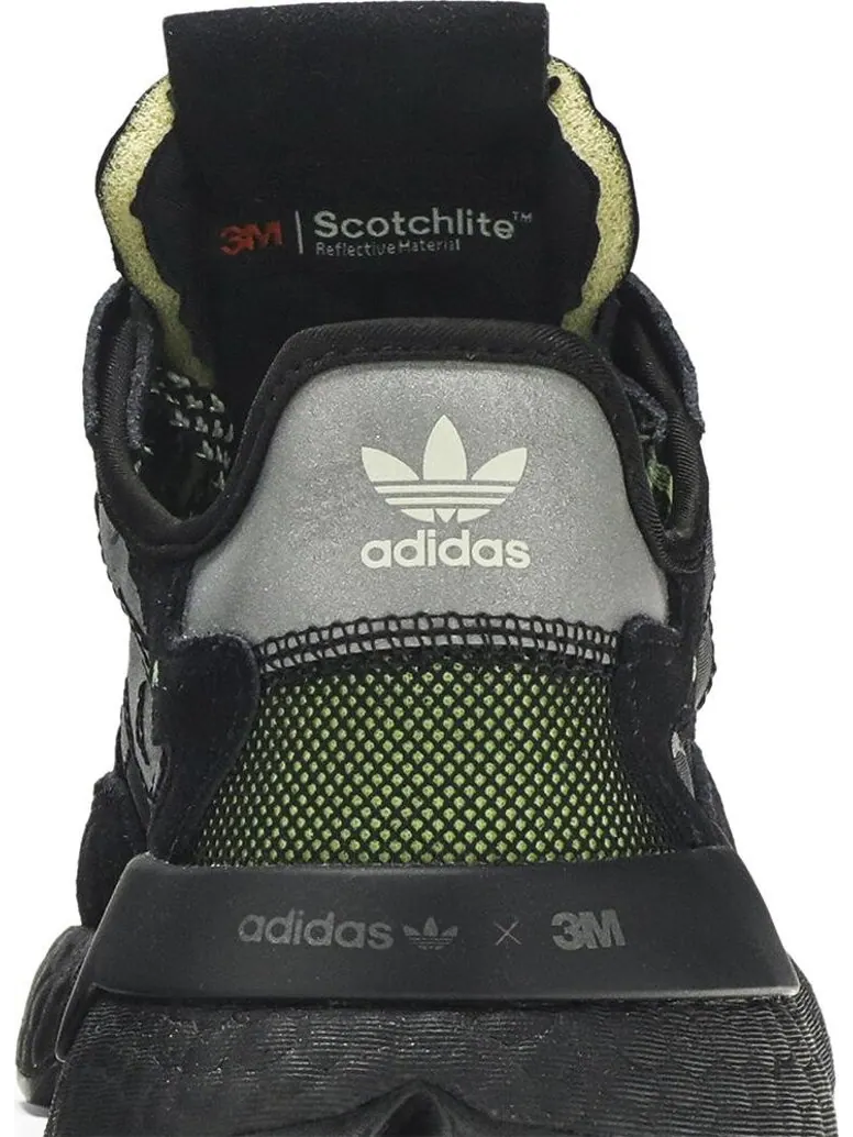Кроссовки Adidas 3M x Nite Jogger 'Core Black' — изображение 7 из 8, черный