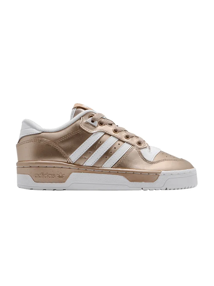Кроссовки adidas Wmns Rivalry Low 'Copper Metallic' — изображение 1 из 1, металлик/белый/черный