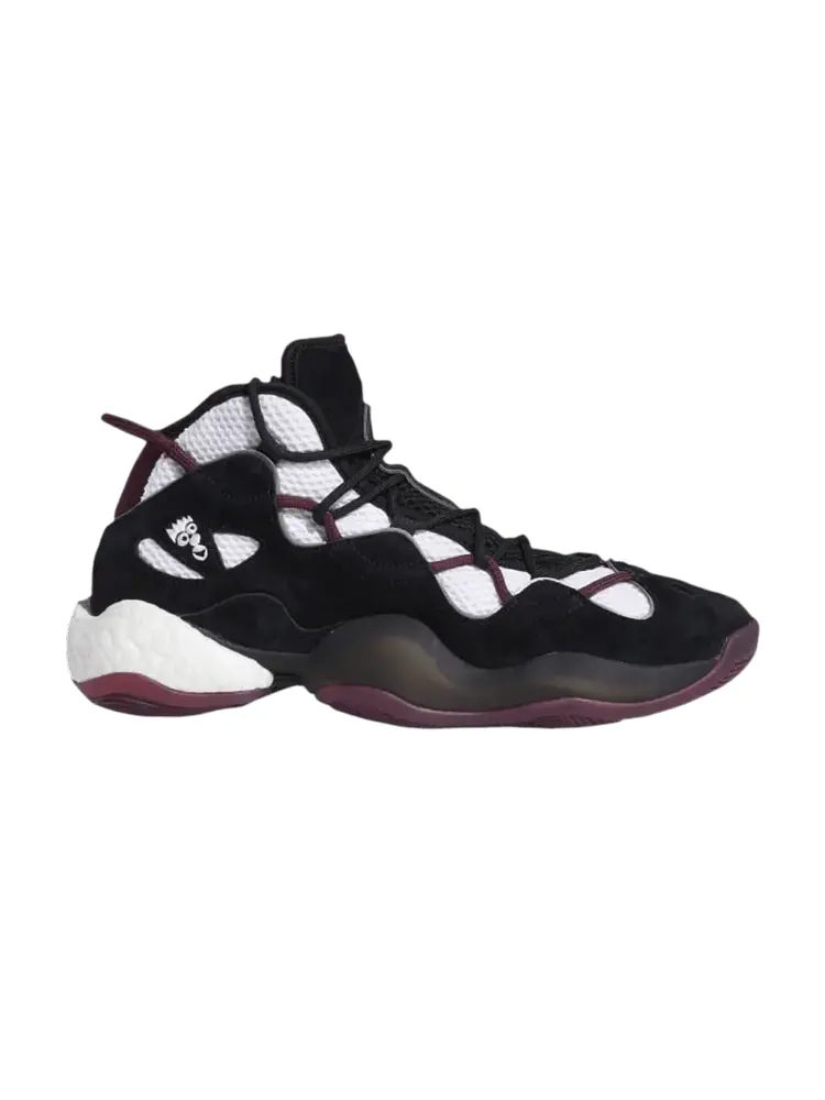 Кроссовки adidas Crazy BYW 3 'Black Maroon' — изображение 1 из 1, черный/белый