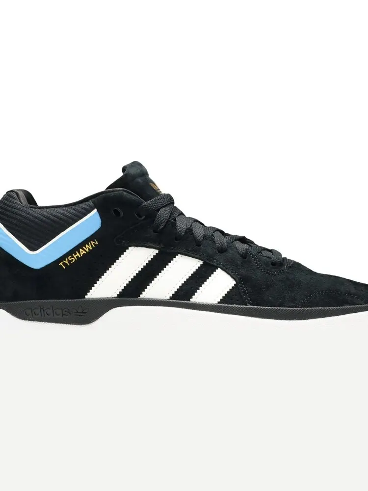 Кроссовки Adidas Tyshawn 'Core Black' — изображение 2 из 8, черный