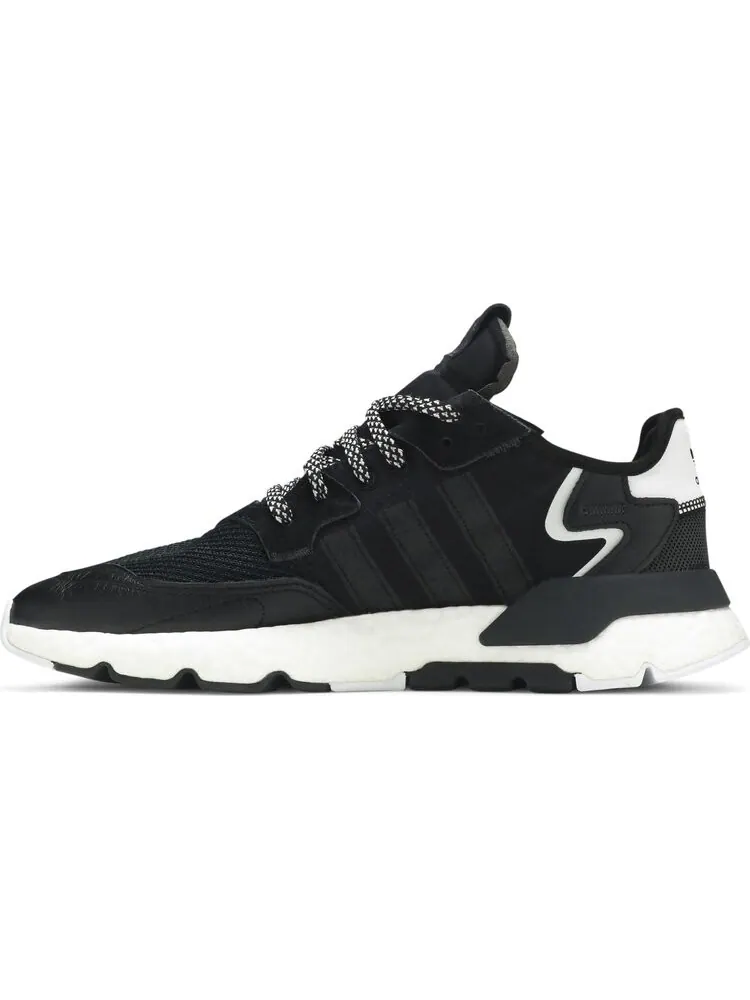 Кроссовки Adidas Nite Jogger 'Core Black' — изображение 3 из 8, черный