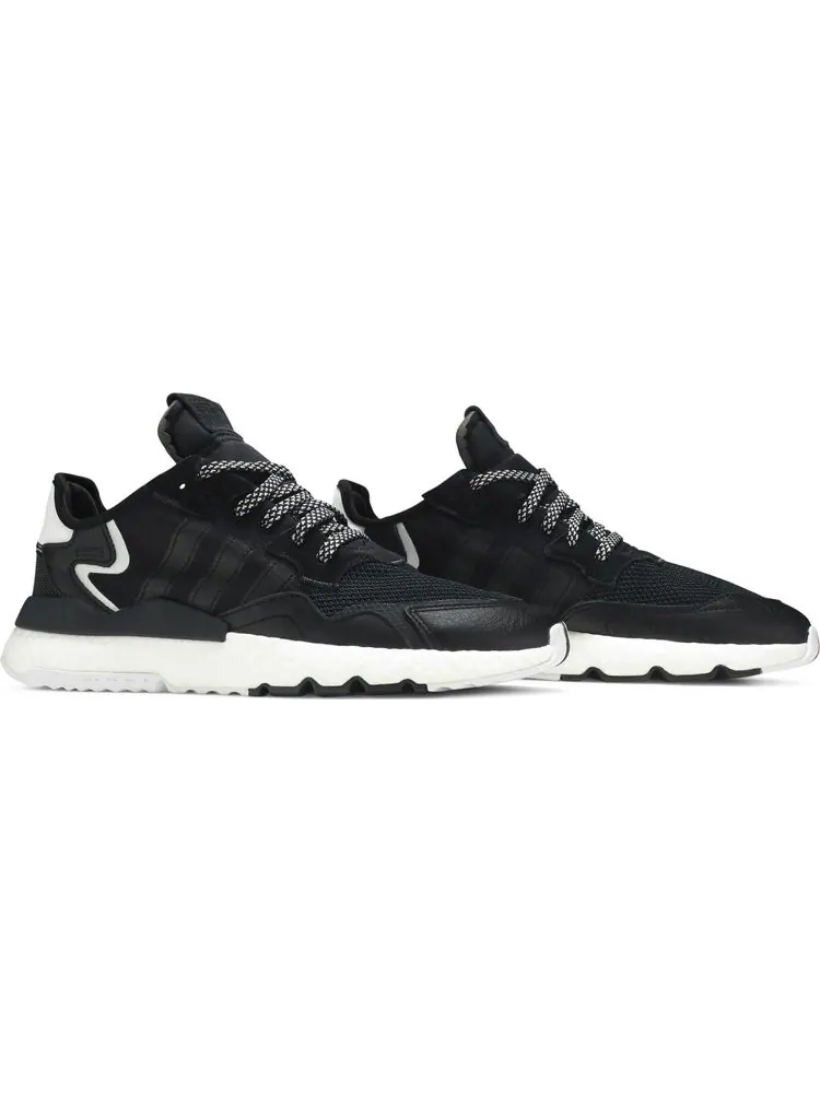 Кроссовки Adidas Nite Jogger 'Core Black' — изображение 8 из 8, черный